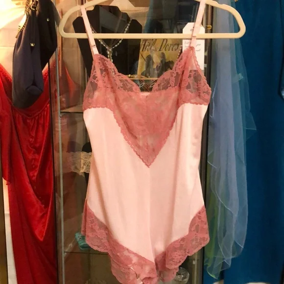 Vintage Emilio Pucci -teddi lingerie one piece- Puccipink color- 60’s 70’s